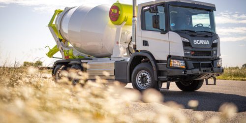 Scania presentó sus aplicaciones cementeras