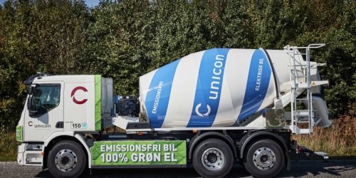 Volvo electrifica el transporte y distribución de hormigón