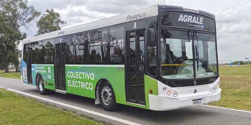 Llegó el primer bus eléctrico argentino