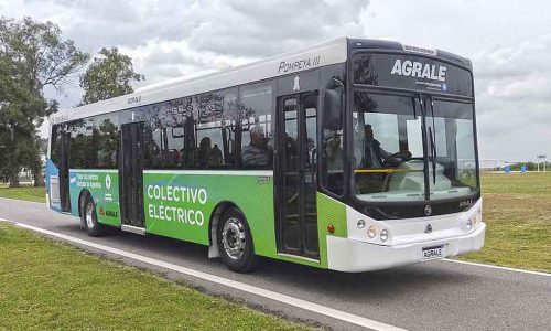 Llegó el primer bus eléctrico argentino